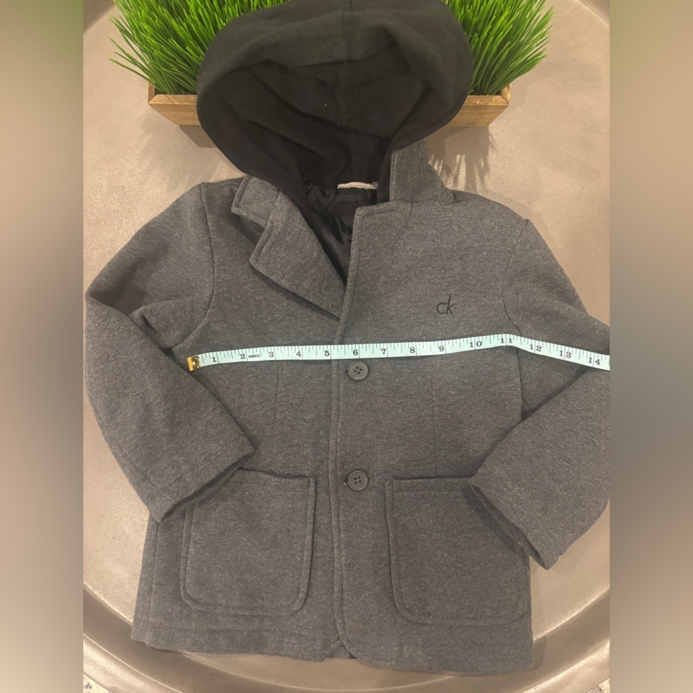 Calvin Klein Kids Gray Hooded Jacket Size 3T NWOT - Picture 9 of 10